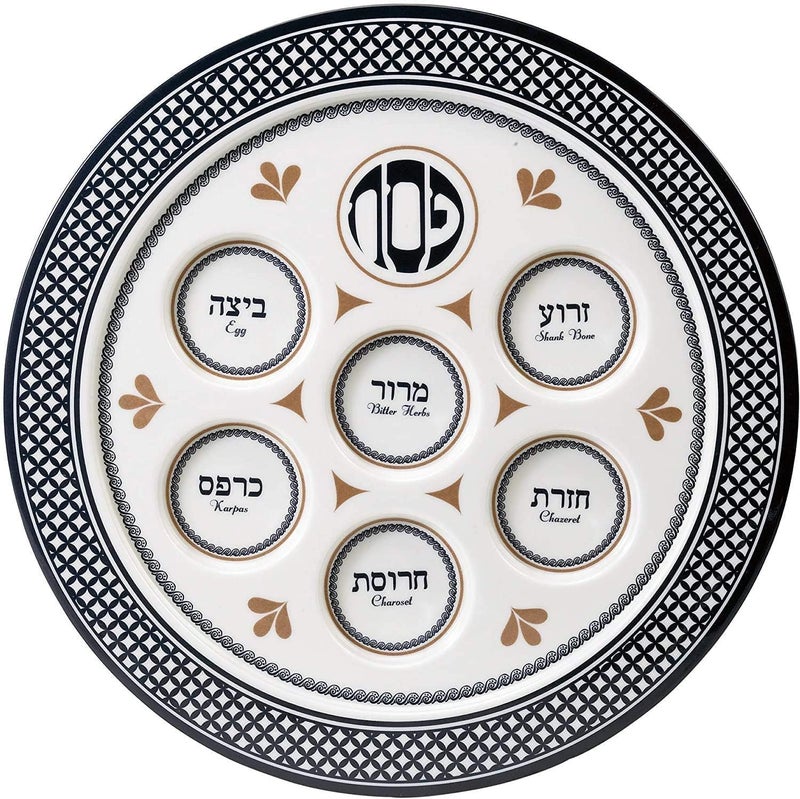Rite Lite "Seder Traditions" Melamine Seder Plate- For Pesach/Passover Holiday - Image 1